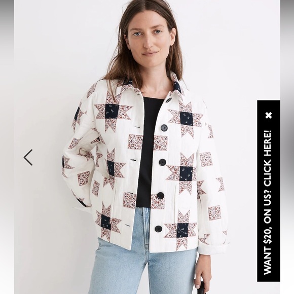 Madewell Shirt Jacket Patchwork SOLD OUT - Picture 1 of 7